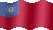 Small still flag of Burma