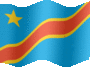 Medium still flag of Congo, Democratic Republic of the