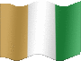 Animated Cote d'Ivoire flags