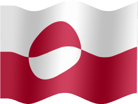 Very Big still flag of Greenland