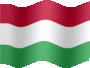 Animated Hungary flags