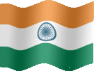 Large still flag of India