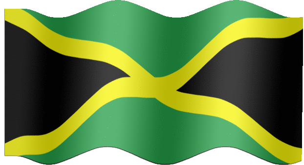 jamaican flag waving gif