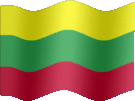 Large still flag of Lithuania