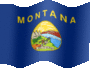 Animated Montana flags